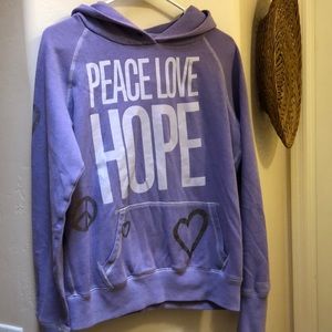 PINK brand purple hoodie